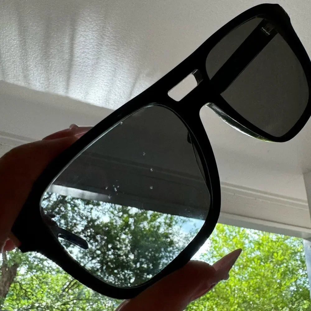 Yves Saint Laurent SL 87 Rectangular Unisex Sunglasses in Black/Grey